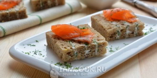 Рецепт полосатых бутербродов