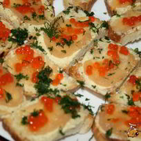 Супер-икорные бутерброды на домашней чиабатте