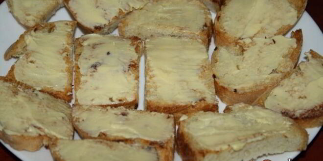 Рецепт супера-икорных бутерброды на домашней чиабатте