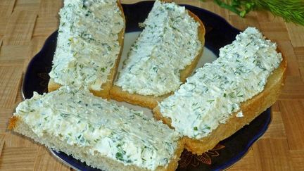 Рецепт Творожной пасты с зеленью для бутербродов