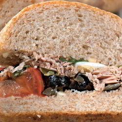 Рецепт Закрытых бутербродов с салатом нисуаз