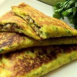 Рецепт Чебуреков из кабачка с куриной начинкой