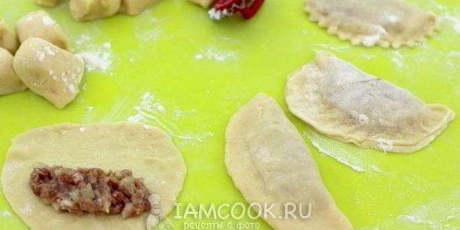 Рецепт чебуреков из заварного теста