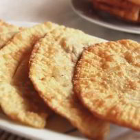 Чебуреки постные с грибами и гречкой