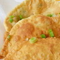 Рецепт Чебуреков с брынзой и зеленью