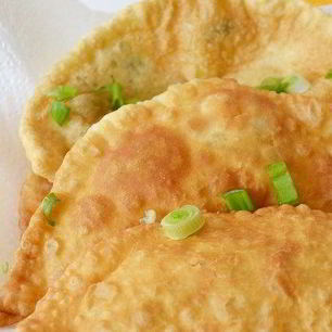 Рецепт Чебуреков с брынзой и зеленью