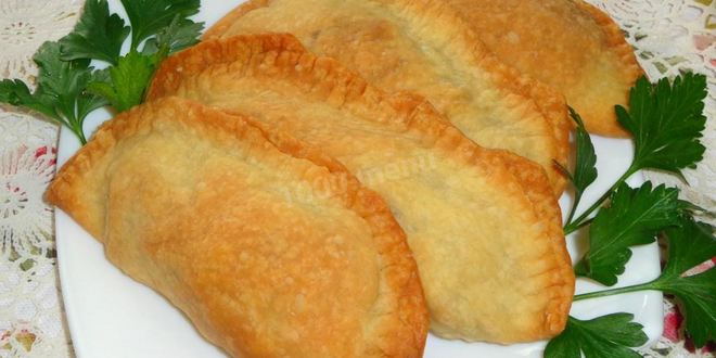 Рецепт чебуреков в духовке