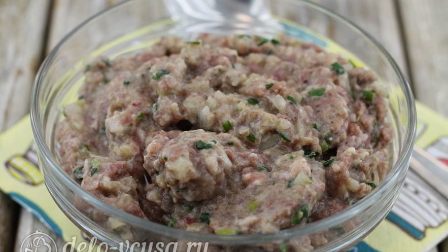 Рецепт начинки для чебуреков из говядины