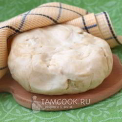 Рецепт Теста для чебуреков на воде и маргарине