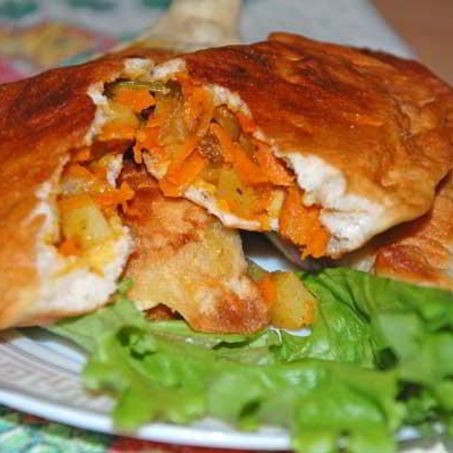 Рецепт Вегетарианских чебуреков