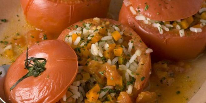 Рецепт фаршированных помидоров с овощами