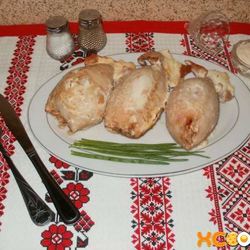 Рецепт Фаршированных кальмаров с рисом и яйцом