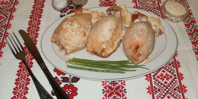 Рецепт фаршированных кальмаров с рисом и яйцом