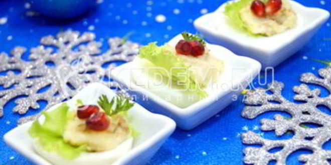 Рецепт фаршированных яиц на праздничный стол