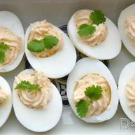 Рецепт Фаршированных яиц с икрой трески, минтая