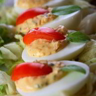 Рецепт Фаршированных яиц с карри