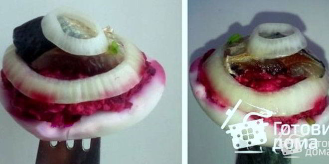 Рецепт фаршированных яиц с сельдью