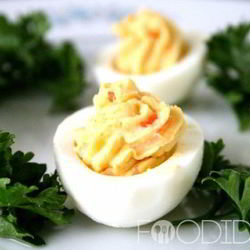 Рецепт Фаршированных яиц с сыром