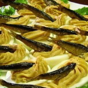 Рецепт Фаршированных яиц со шпротами