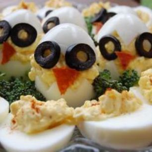 Рецепт Фаршированных яиц Цыплята