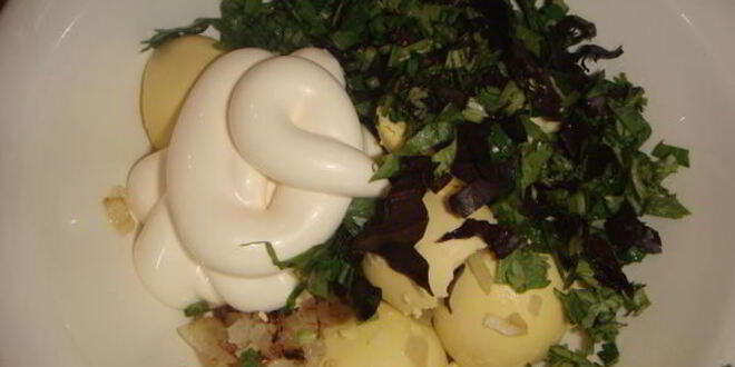 Рецепт фаршированных яиц завтрак на траве