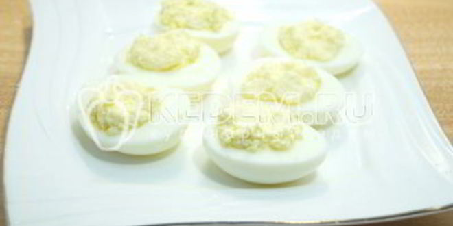 Рецепт фаршированных яиц зимняя закуска