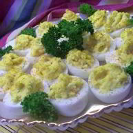 Рецепт Пикантных фаршированных яиц