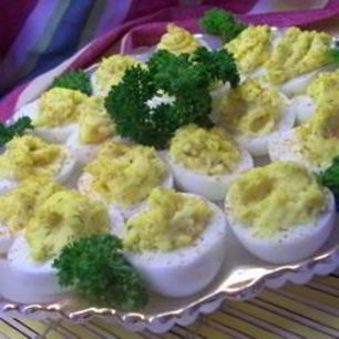 Рецепт Пикантных фаршированных яиц