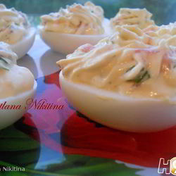 Рецепт Яиц фаршированных Дьявольских