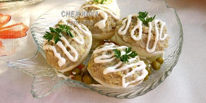 Рецепт яиц, фаршированных рубленой сельдью