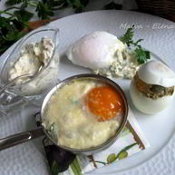 Рецепт Яйца пашот, кокот и фаршированное