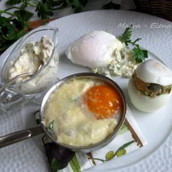 Рецепт Яйца пашот, кокот и фаршированное
