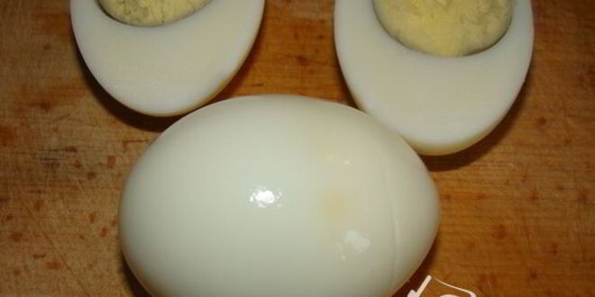 Рецепт запеченных фаршированных яиц