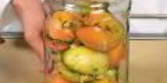 Рецепт фаршированных зеленых помидоров