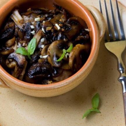 Рецепт Горячей закуски с грибами