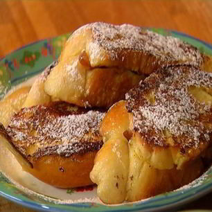 Рецепт Французских гренков с сушеной вишней и курагой