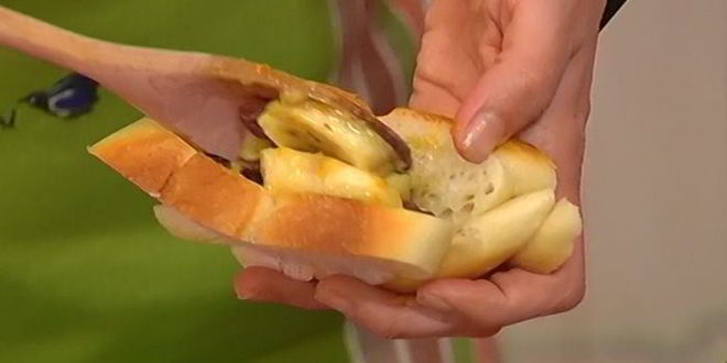 Рецепт французских гренков с сушеной вишней и курагой