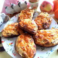 Горячие творожные гренки