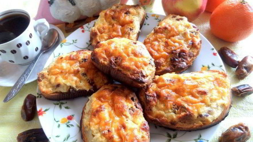 Рецепт горячих творожных гренков