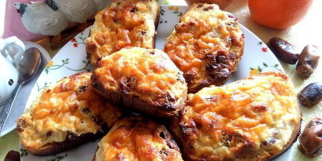 Рецепт горячих творожных гренков