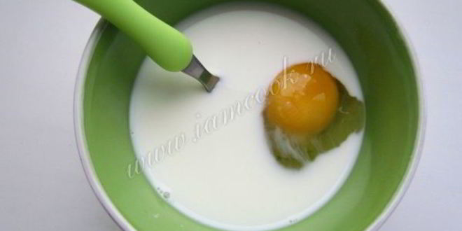 Рецепт гренков из батона с яйцом и молоком