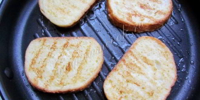 Рецепт гренков из батона с яйцом и молоком