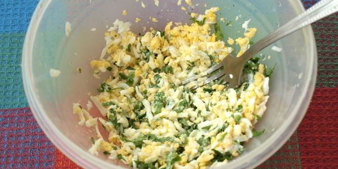 Рецепт гренков из ржаного хлеба с сельдью