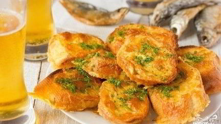 Рецепт Гренков к пиву