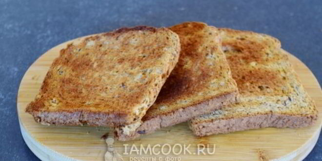 Рецепт гренков с анчоусами, вялеными томатами и сливочным сыром