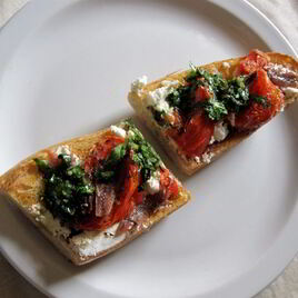 Рецепт Гренков с анчоусами