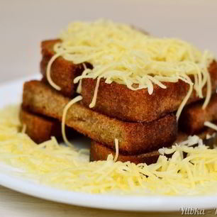 Рецепт Гренков с чесноком и сыром