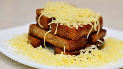 Рецепт Гренков с чесноком и сыром