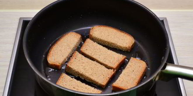 Рецепт гренков с чесноком и сыром