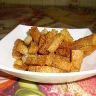 Рецепт Гренков с чесноком в духовке